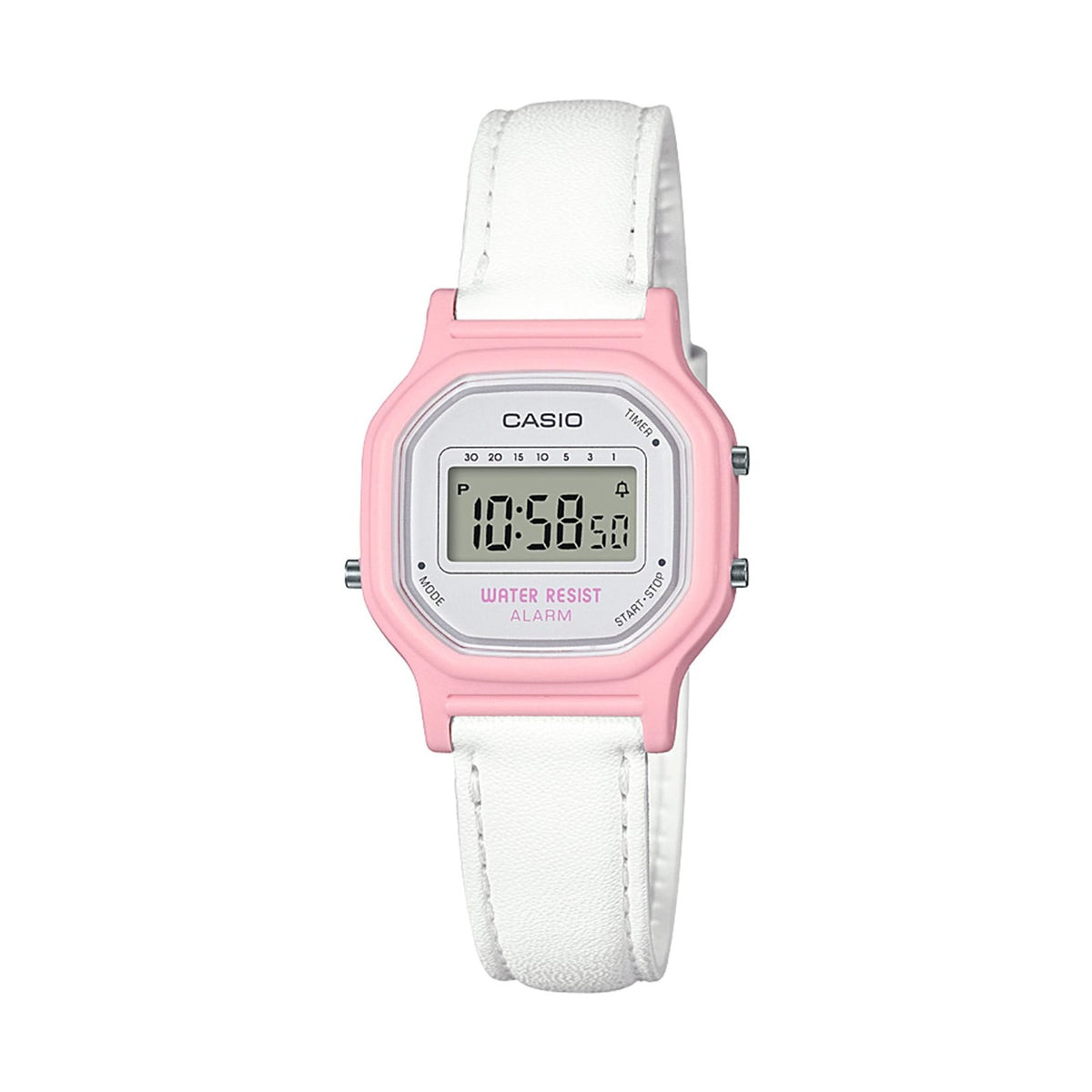 Casio Women's 'Classic' Quartz Resin Casual Watch, Color White (Model: LA-11WL-4ACF)