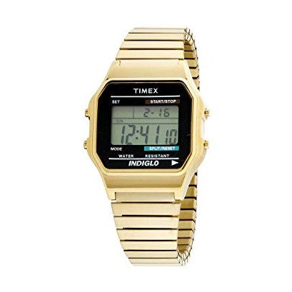 Timex Mens Classic Goldtone Digital Watch