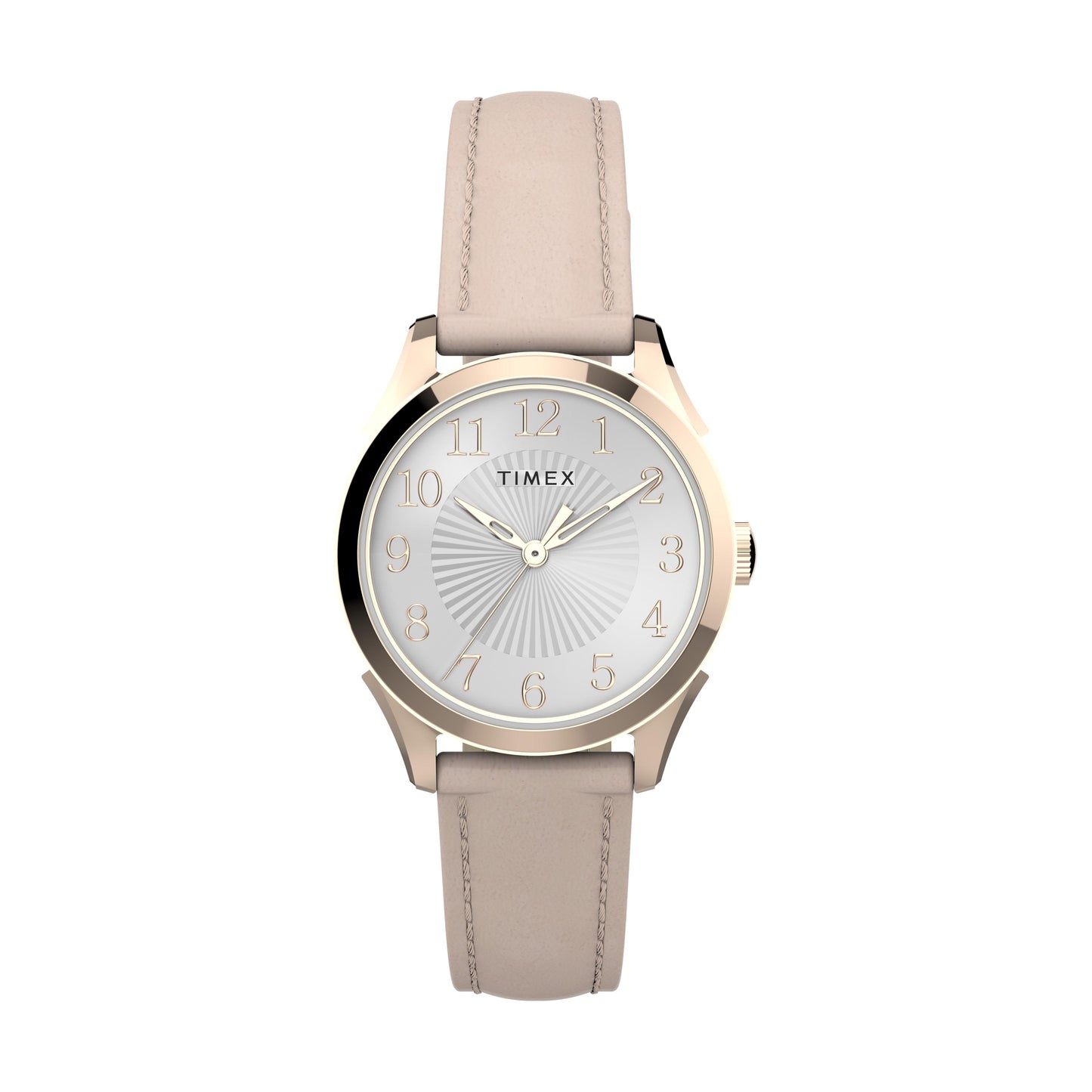 Timex TW2T66500 Women's Briarwood 28mm Pink Leather Strap Watch