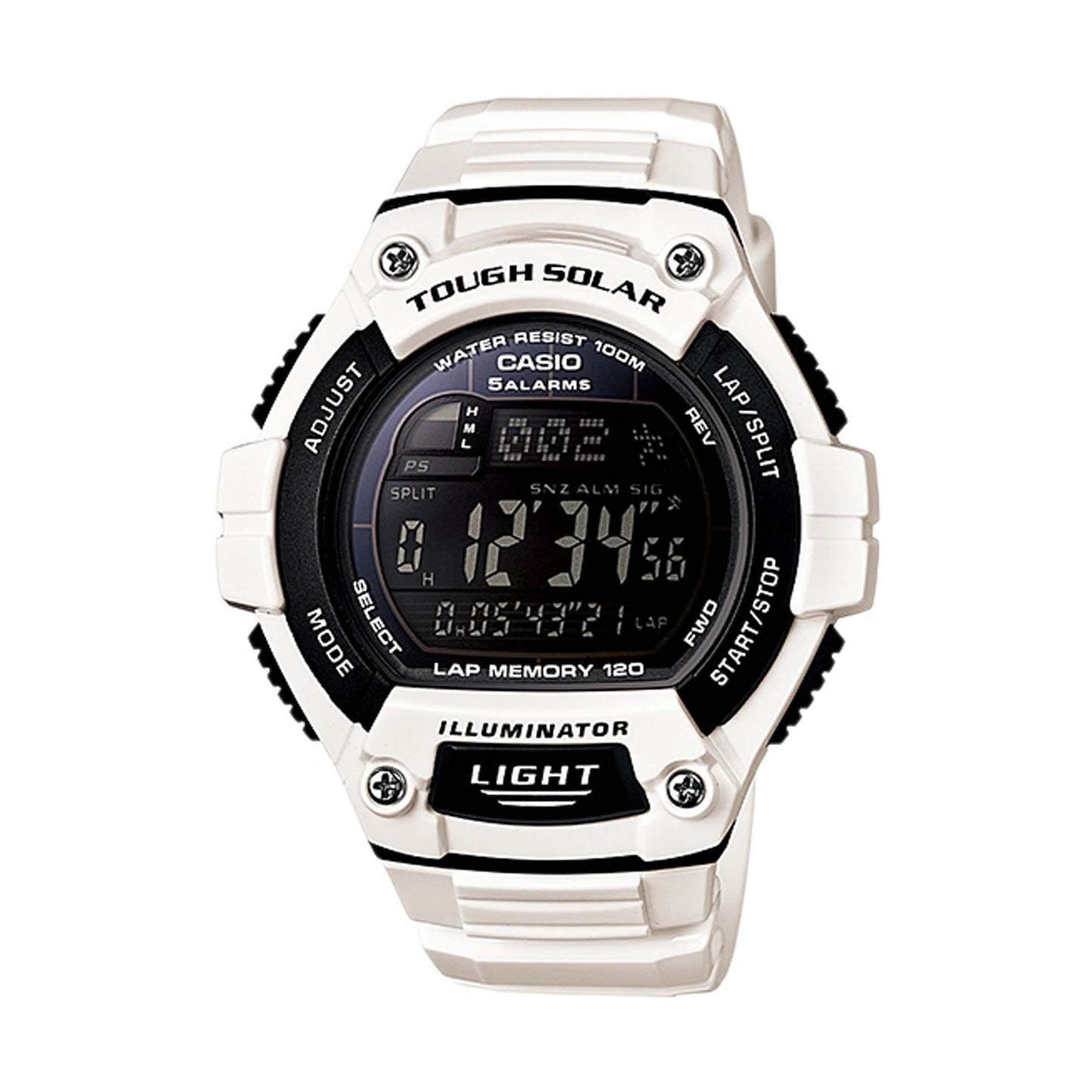 Casio Men's W-S220C-7BVCF White Watch
