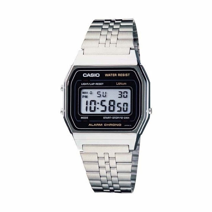 Casio Mens Classic Stainless Steel Digital Watch