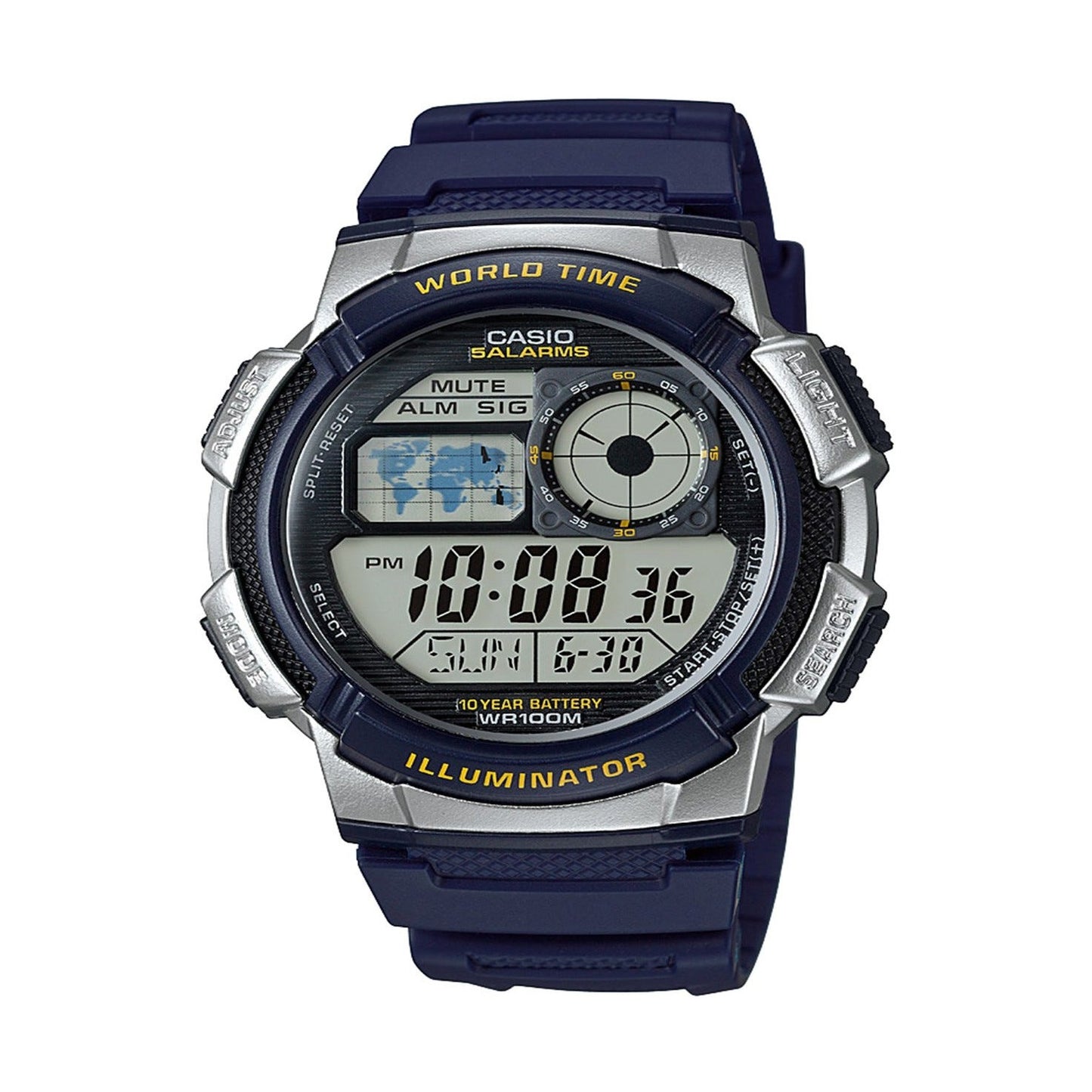 Casio Men's '10-Year Battery' Quartz Resin Watch