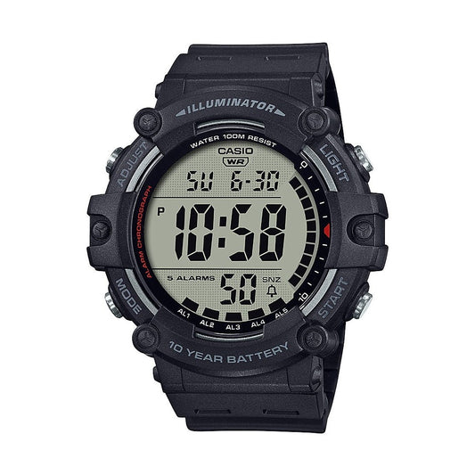 Casio Men's AE1500WH-1AV Wide Face Digital Black Resin Strap Watch