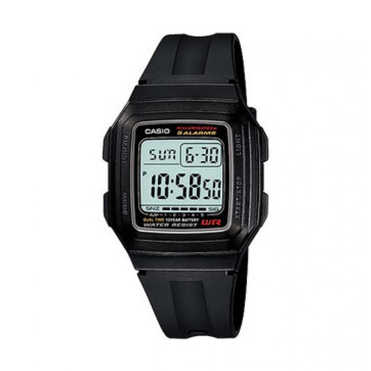 Casio Men's F201WA-1A Black Resin Digital Sport Watch