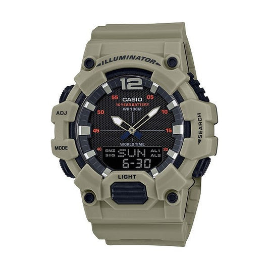Casio Men's Analog-Digital World Time Watch