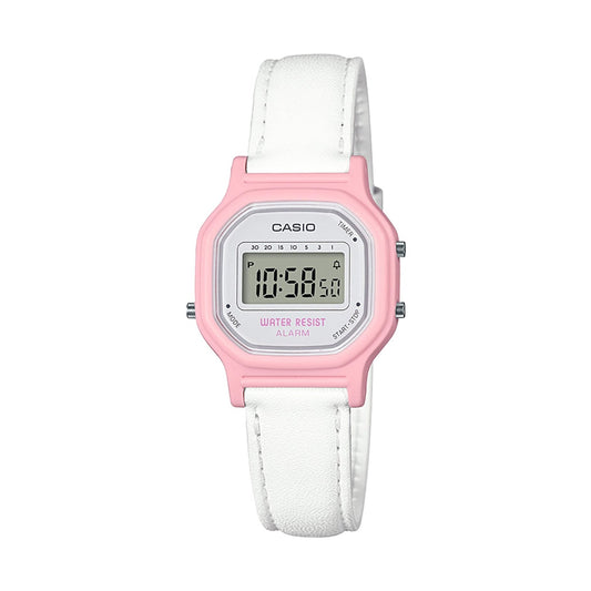 Casio Women's 'Classic' Quartz Resin Casual Watch, Color White (Model: LA-11WL-4ACF)