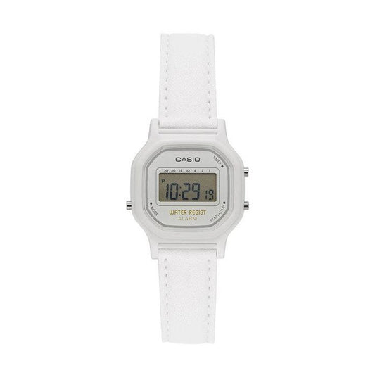 Casio Women's 'Classic' Quartz Resin Casual Watch, Color White (Model: LA-11WL-7ACF)