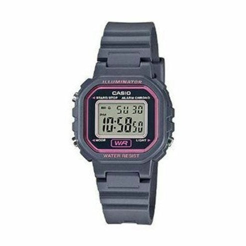 Casio Women's 'Classic' Quartz Resin Casual Watch, Color Grey (Model: LA-20WH-8ACF)