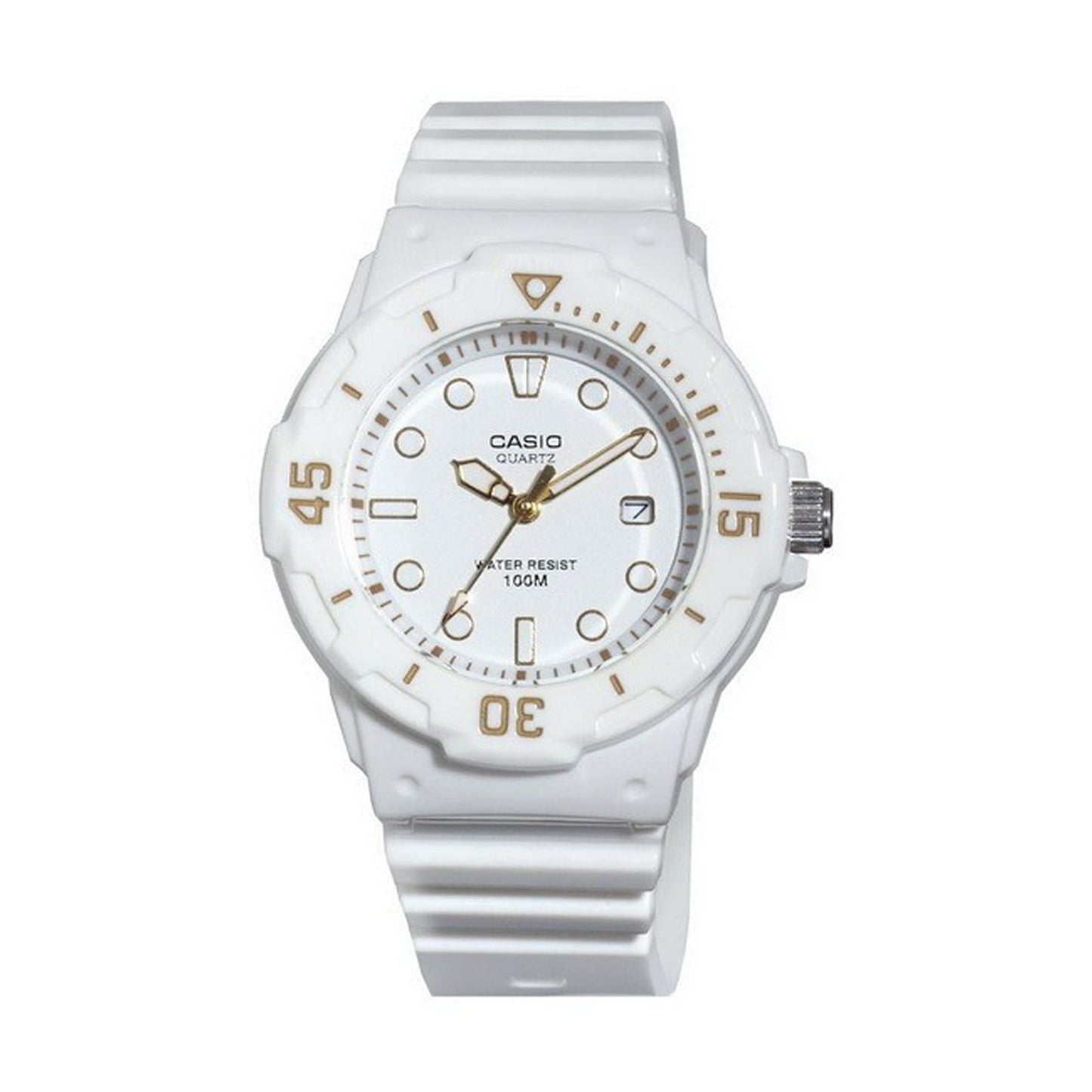 Casio Women's LRW200H-7E2VCF Dive Series Diver-Look White Watch