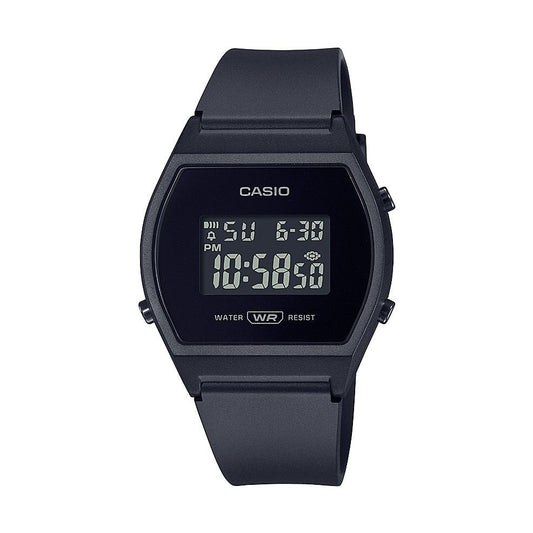 Casio Women's Quartz Sport Watch with Resin Strap, Black, 21 (Model: LW-204-1BCF)