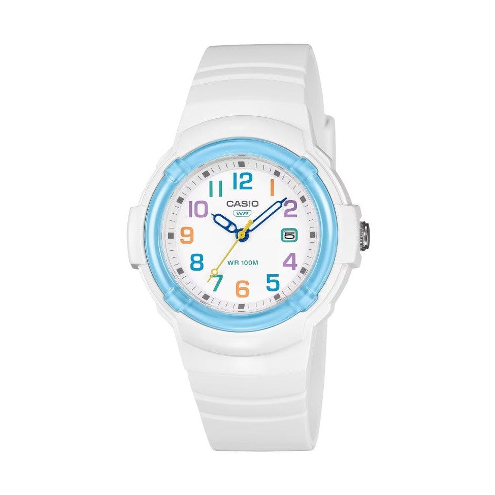 CASIO casio pop white blue bezel