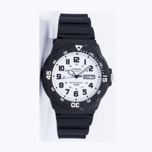 Casio Men's 'Classic' Quartz Resin Watch, Color Black (Model: MRW200H-7BV)