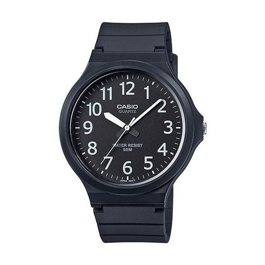 Casio Men's 'Easy To Read' Quartz Black Casual Watch (Model: MW240-1BV)