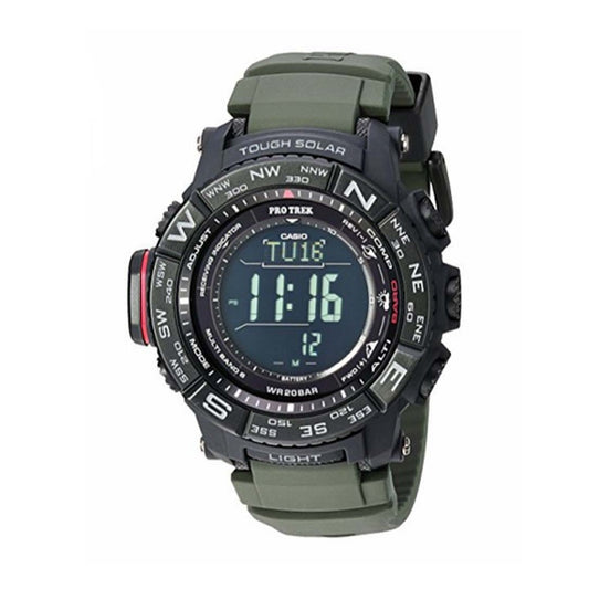 Casio Men's 'PRO TREK' Quartz Silicone Strap Casual Watch