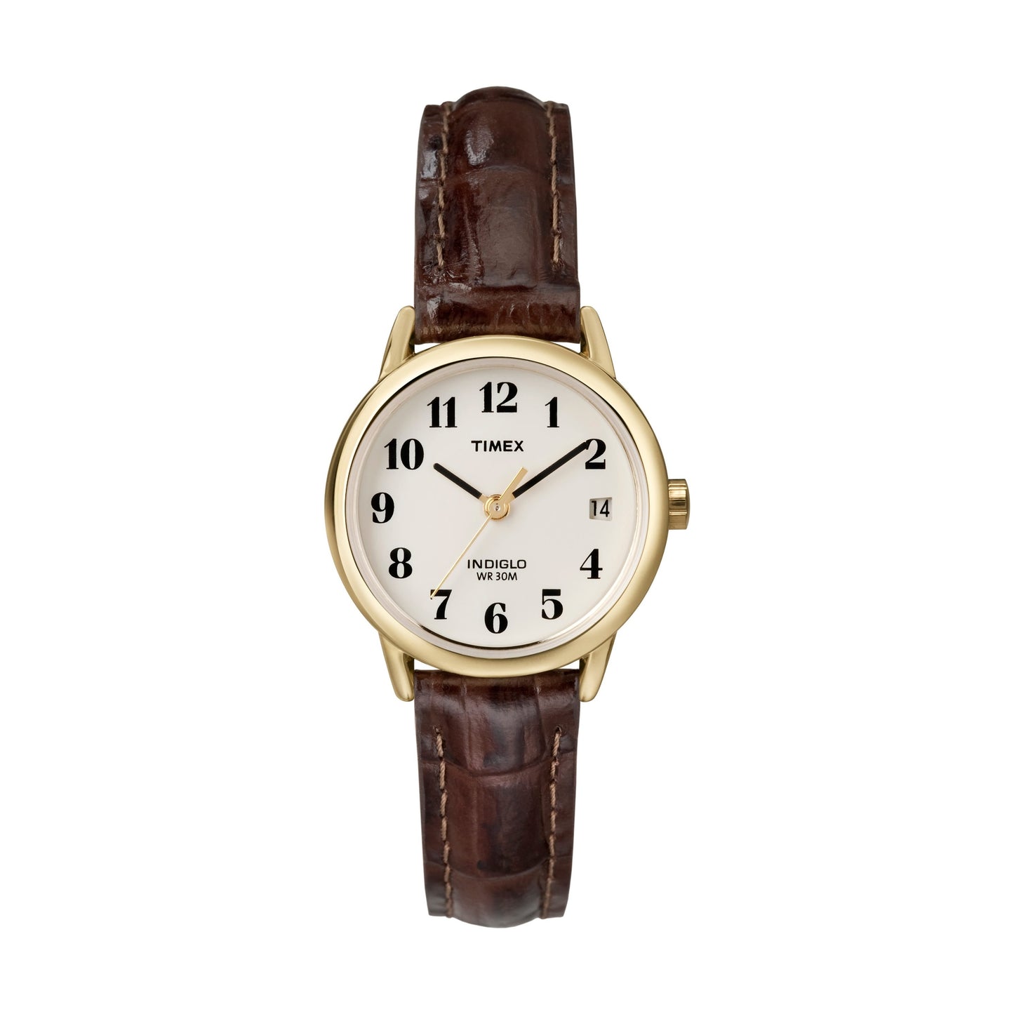 Timex Women's Easy Reader 25mm Leather Strap Watch