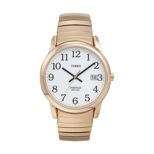 Timex Men's T2H301 Easy Reader Gold Tone Stainless Expansion Band Watch