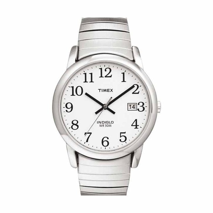 Timex Mens Easy Reader Silvertone Watch