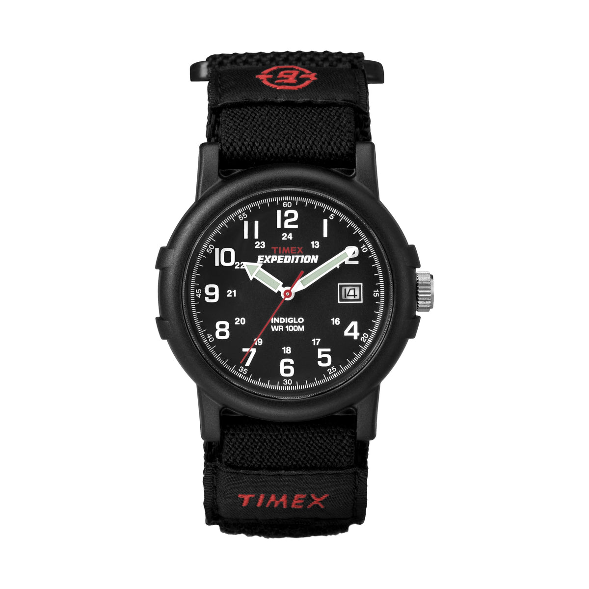 Timex Mens Black Analog Camper Watch