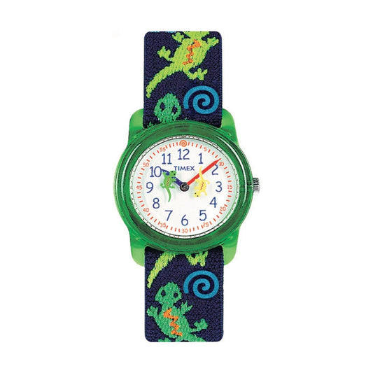 Timex Youth Kids Analog Lizard Print Watch