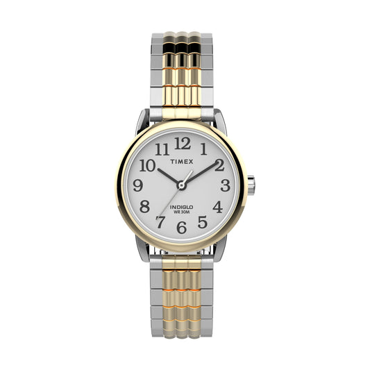 Timex Women's Easy Reader Quartz Dress Watch with Stainless Steel Strap