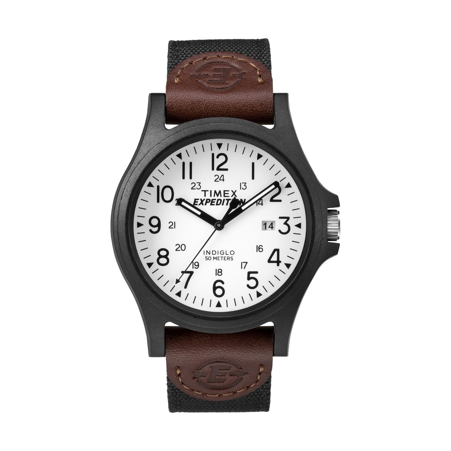 Timex Mens TW4B08200 Expedition Arcadia Brown Fabric Strap Watch