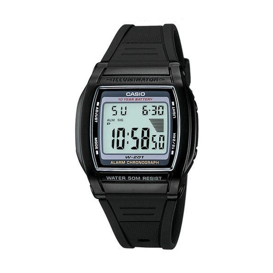 Casio Men's W201-1AV Chronograph Watch