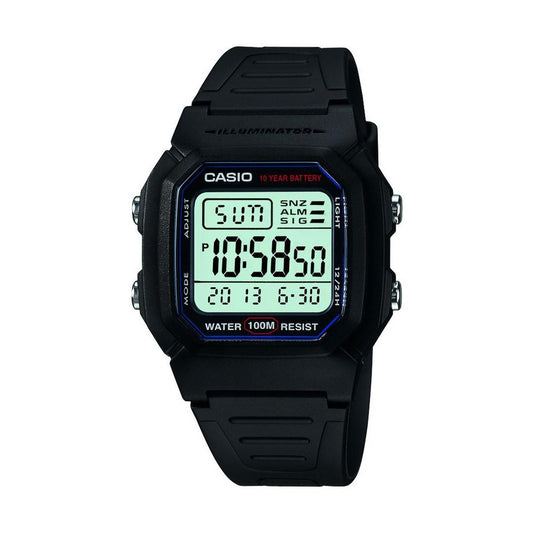 Casio Men's W800H-1AV Classic Sport Watch with Black Band