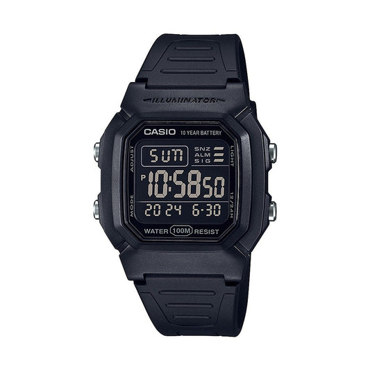 Casio Mens W800H-1BV Classic Digital Sport Watch
