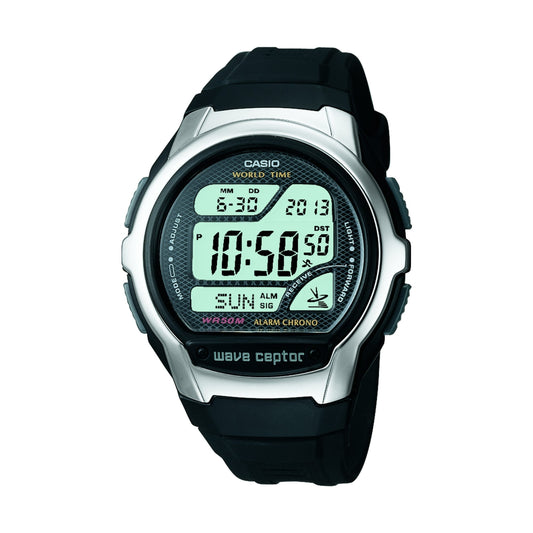 Casio Men's WV58A-1AVCR Waveceptor Atomic Digital Watch